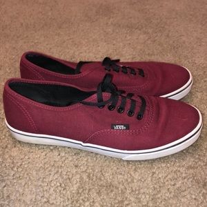 Vans maroon 7.5 women’s shoes
